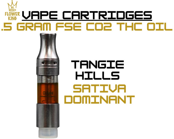 FSE Co2 OIL VAPE CARTRIDGE <br> TANGIE HILLS (.5 GRAM) <br> SATIVA DOMINANT - Image 1