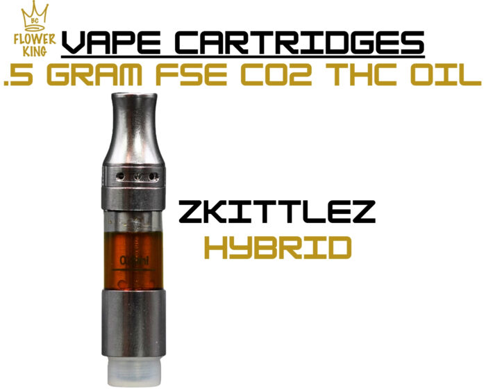FSE Co2 OIL VAPE CARTRIDGE <br> ZkITTLEZ (.5 GRAM) <br> HYBRID - Image 1