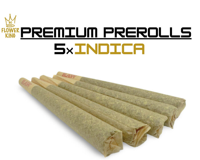 BCFK PREMIUM PRE-ROLLS <br>  5 x 1.2 GRAM (INDICA) - Image 1