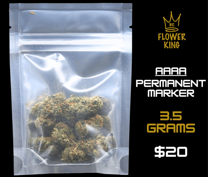***3.5g DEAL **** <br> AAAA <br> Permanent Marker <br> Indica Dominant Hybrid - Image 1