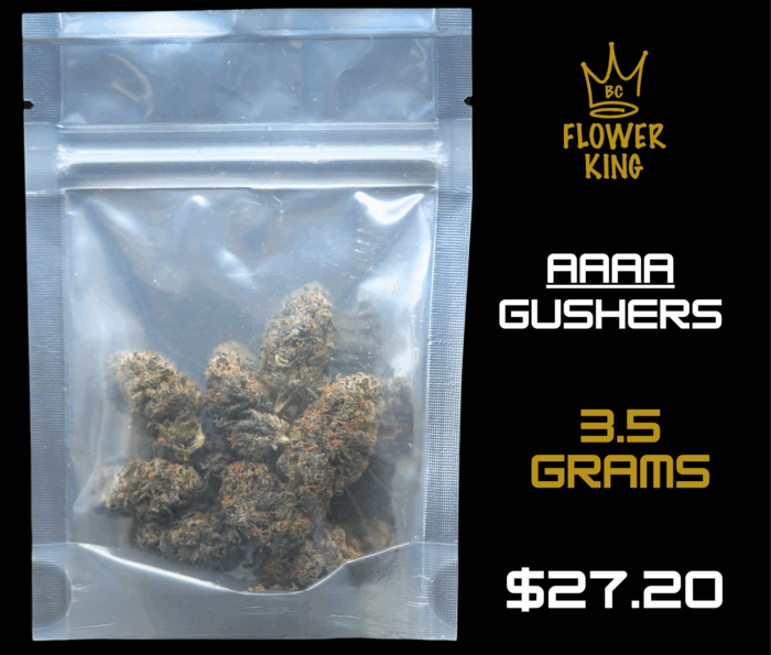 *** 3.5g DEAL *** <br> AAAA <br> Gushers 💯👌 <br> Indica Dominant Hybrid - Image 1