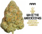 AAA <br> WHITE WEDDING <br> INDICA DOMINANT HYBRID