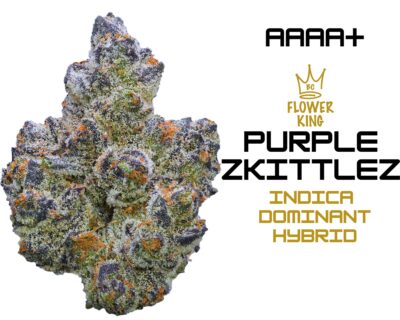 AAAA+ <br> Purple Zkittlez <br> Indica Dominant Hybrid