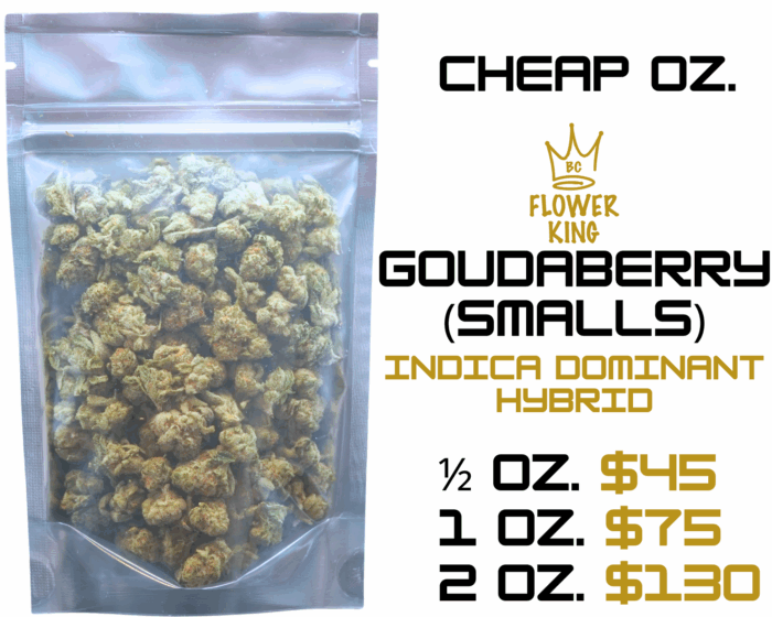 AAA <br>  Goudaberry (Smalls) <br> Indica Dominant Hybrid - Image 1