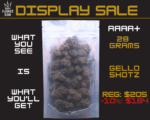 ** AAAA+ OUNCE SALE ** <br> GELLO SHOTZ  <br> BUY THE DISPLAY MODEL