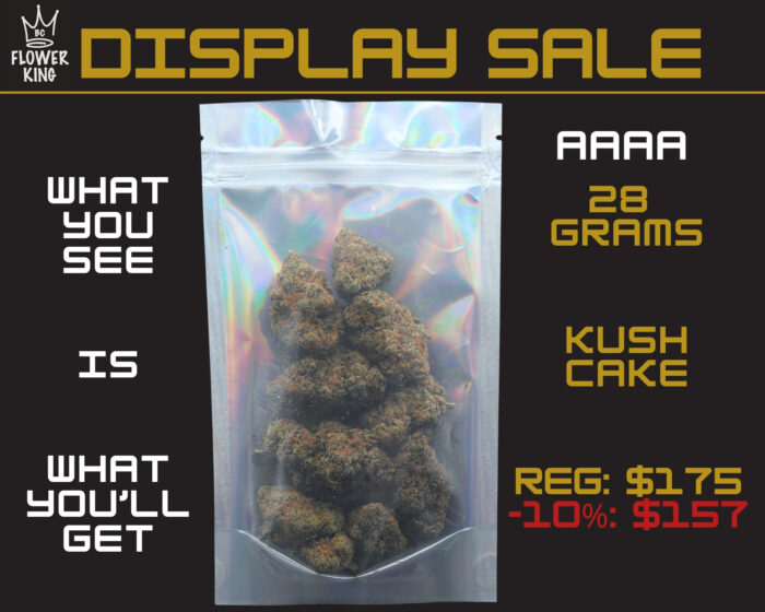 ** OUNCE SALE ** <br> KUSH CAKE  <br> BUY THE DISPLAY MODEL - Image 1