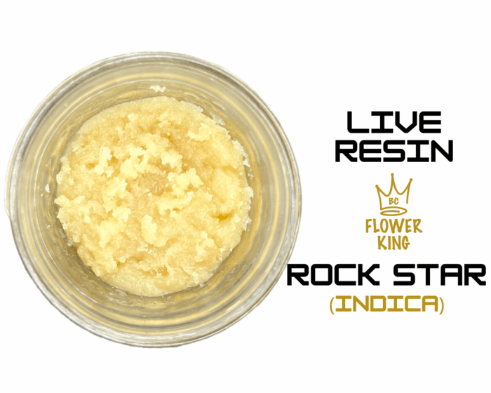 LIVE RESIN <br> ROCK STAR <br> INDICA - Image 1